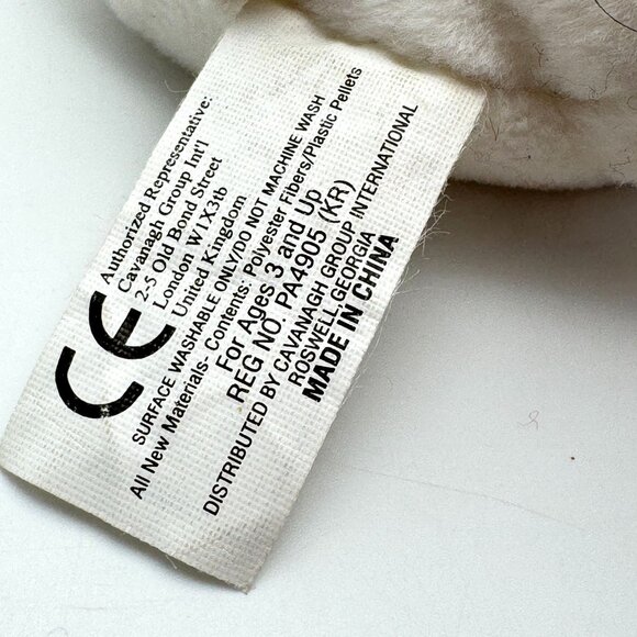 2000 Coca-Cola Exclusive Polar Bear Bean Bag Plush Toy With Red Scarf - Picture 9 of 14